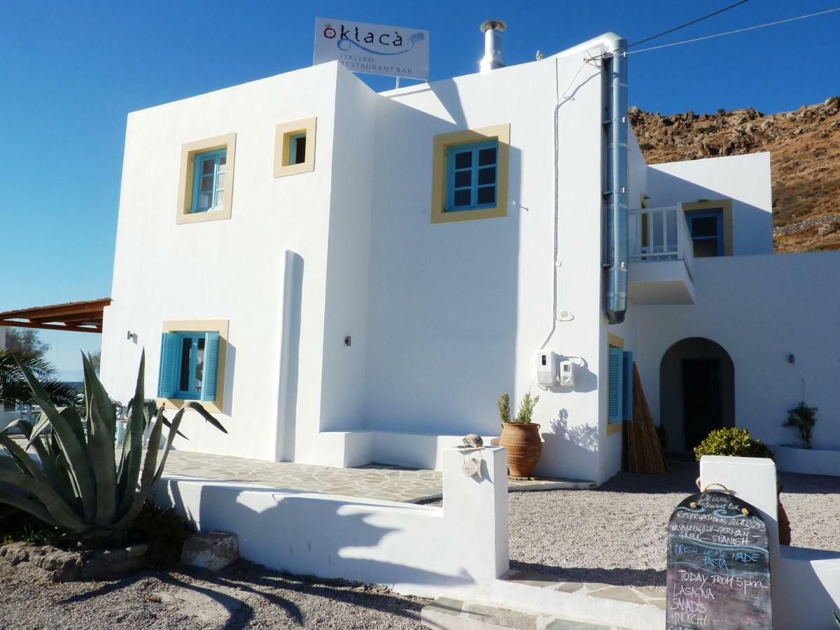 Oklaca Patmos Beach Rooms Скала Екстериор снимка
