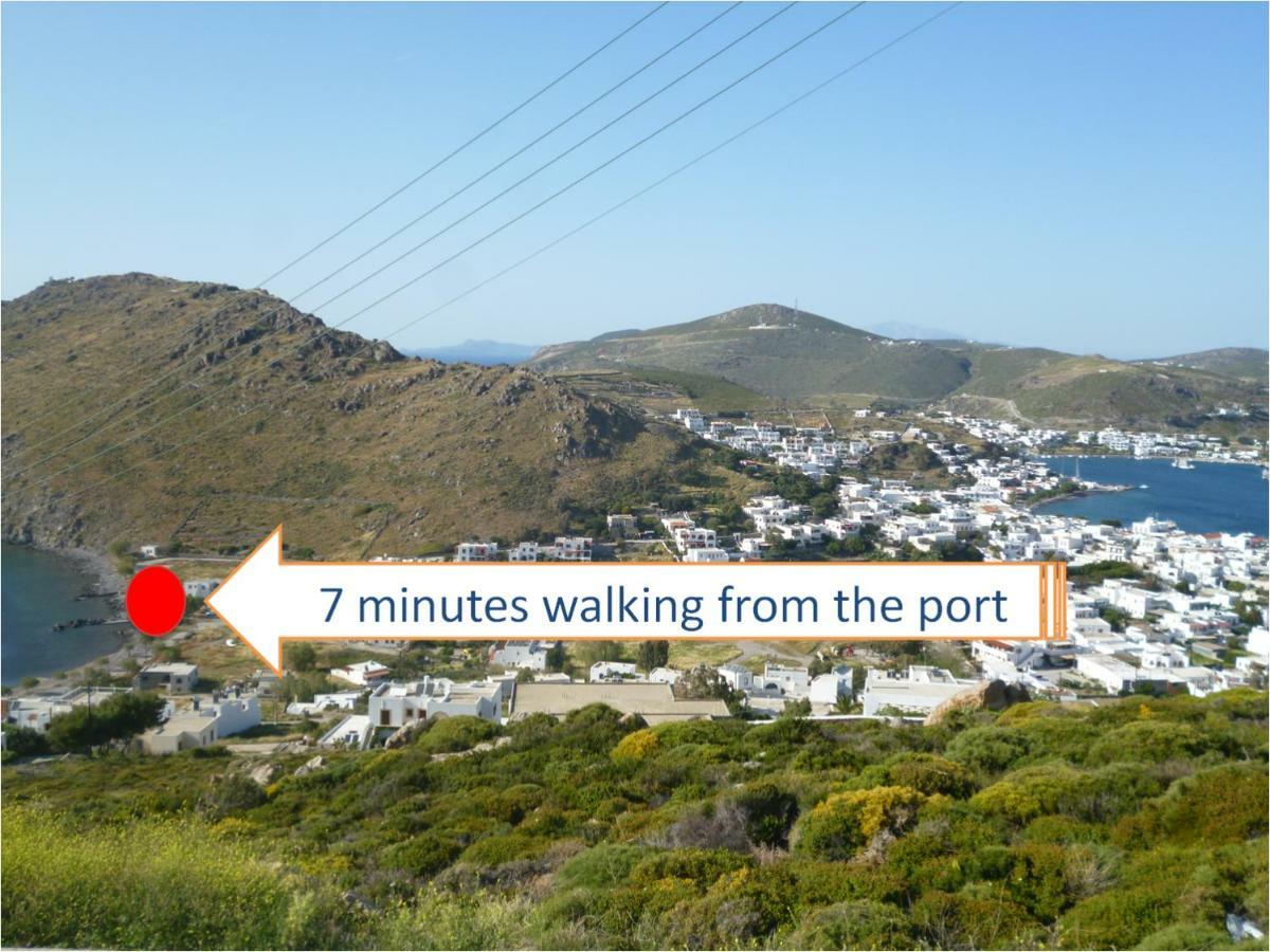 Oklaca Patmos Beach Rooms Скала Екстериор снимка